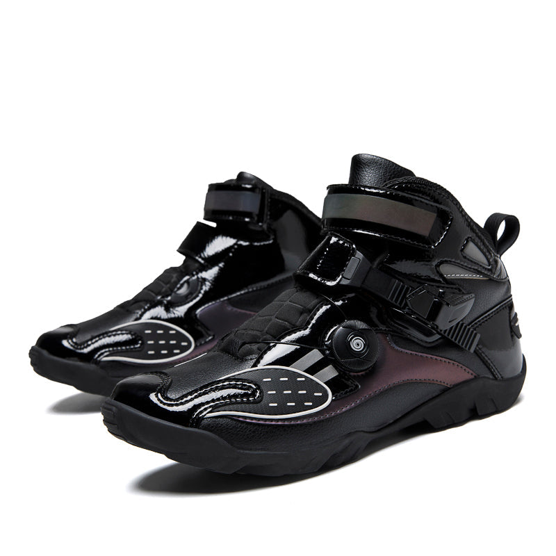 Off-road Moto Boots Non-Slip Impact-Resistant Black