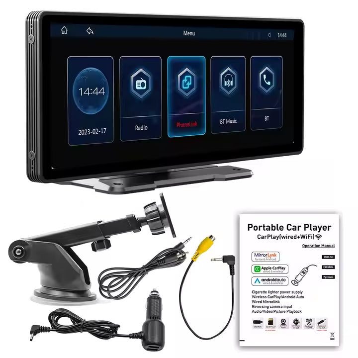 Cutting-edge X5303 MP5 Carplay 10.26 Inch IPS HD Screen Wireless Carplay Android BT 5.1 FM System with Rear-view Screen