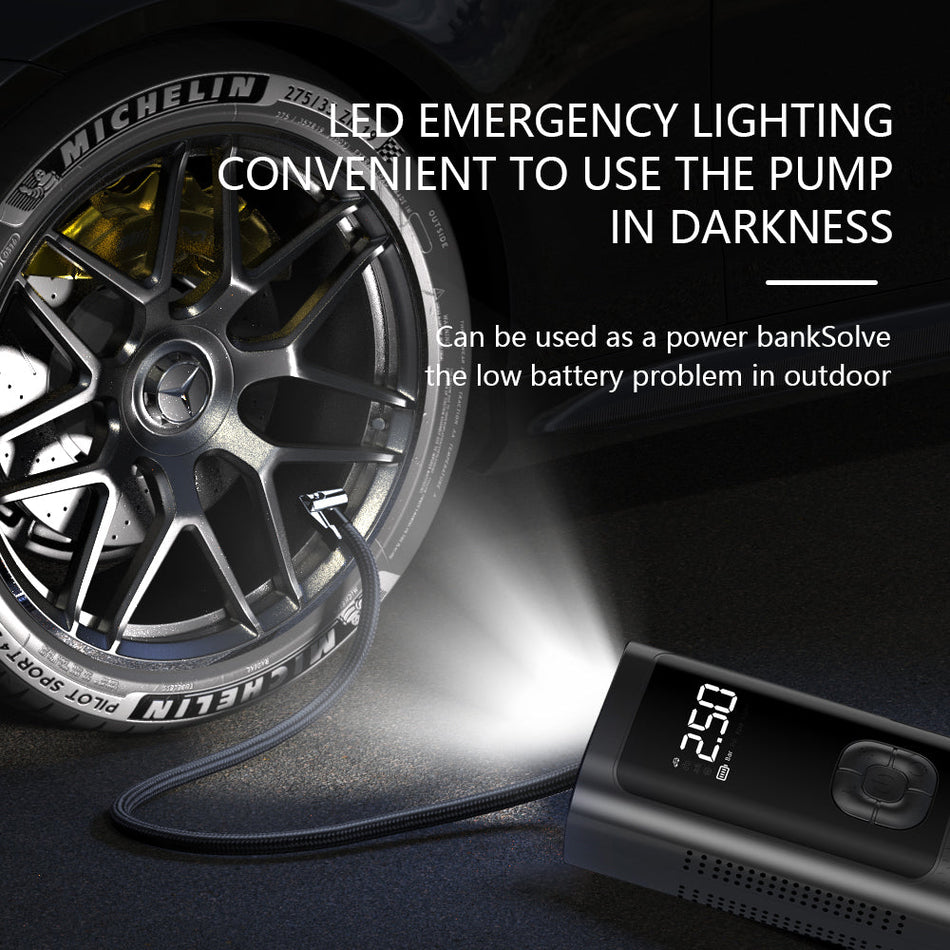 Portable Tyre Pump Air Compressor Tire Inflator Pump Electric 150psi