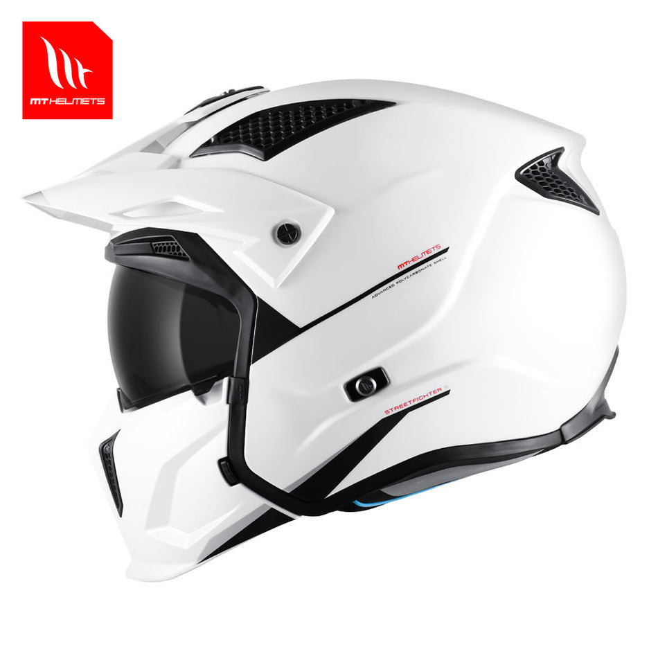 MT Helmets Retro Vintage 3/4 Motorcycle Helmet with Visor – ECE Certified | Unisex
