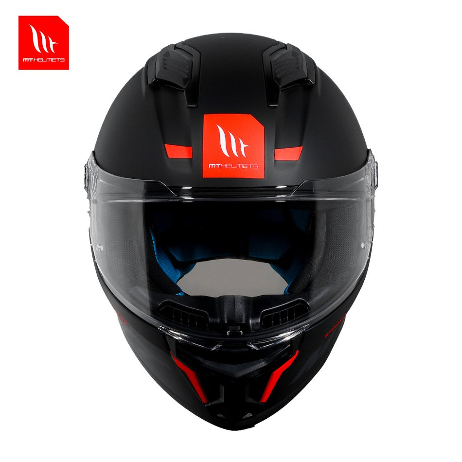 MT Helmets Stinger 2 Gloss Black ABS Full Face Motorcycle Helmet – DOT/ECE/CCC Certified | Unisex