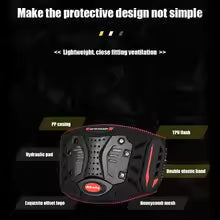 Lightweight Breathable Motorcycle Kidney Belt  Perforated Belt Touring Waist Protector