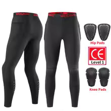 Motorcycle Compression Pants Motorbike Riding Breathable Protective Trousers Outdoor Off-road Motocross CE Certified Pads