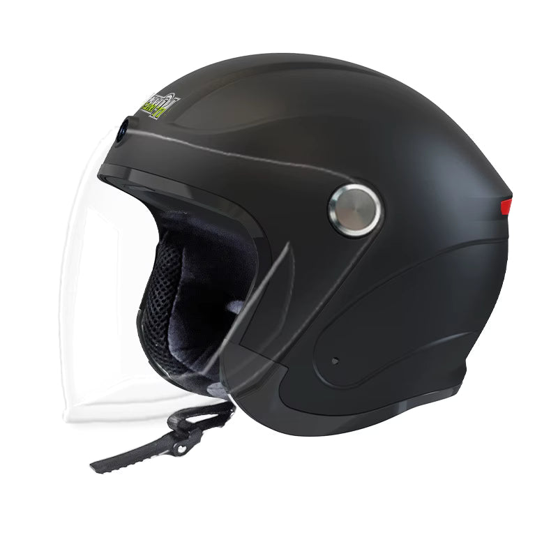 AI Smart Voice for Half Helmet for Motorcycles Four Seasons DOT Approved