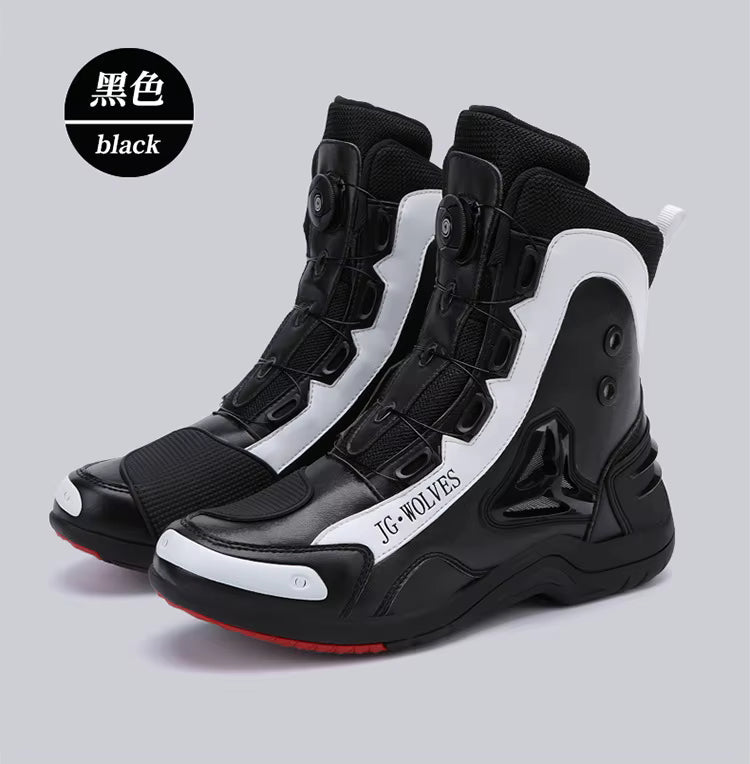 Motorcycle Shoe Anti-Slip Impact-Resistant Motorcycle Shoes for Off-Road All-Season