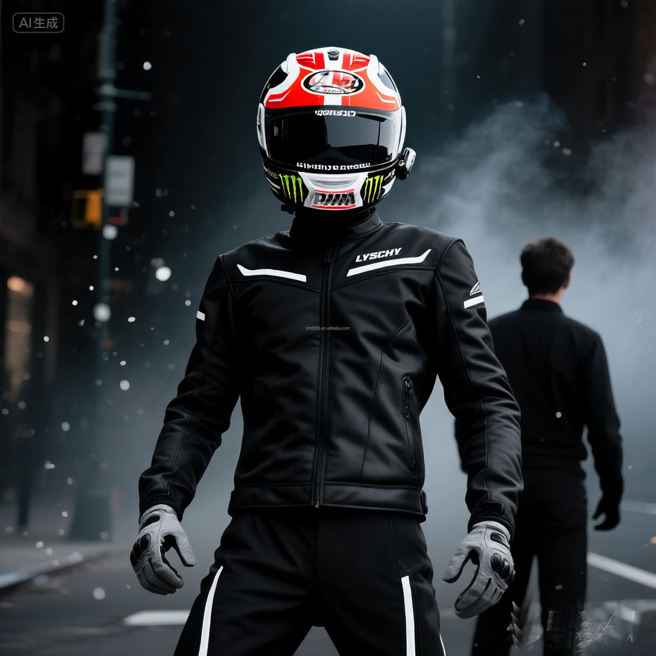 Motorcycle Man's Jacket Black – Waterproof Protective Gear