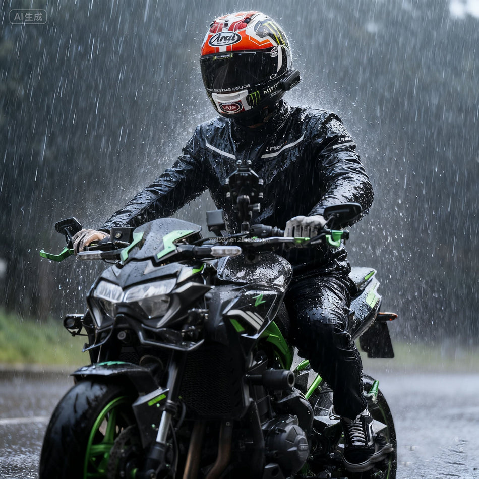 Motorcycle Man's Jacket Black – Waterproof Protective Gear