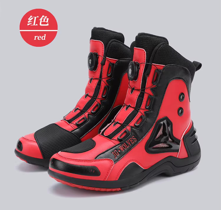 Motorcycle Shoe Anti-Slip Impact-Resistant Motorcycle Shoes for Off-Road All-Season