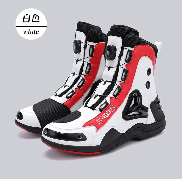 Motorcycle Shoe Anti-Slip Impact-Resistant Motorcycle Shoes for Off-Road All-Season